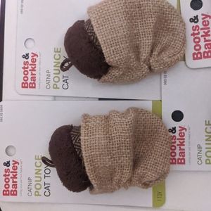 Set of four cat toys